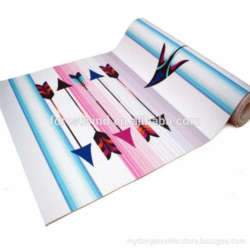 Colorful Eco Friendly Custom Digital Printed PVC Yoga Mat